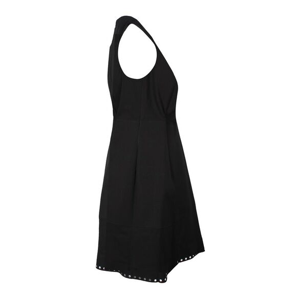 Balenciaga Halter Mini Dress in Black Silk - Picture 2 of 5